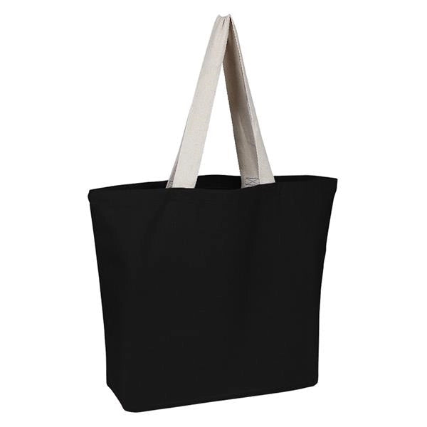 Canvas Colored Beach Tote (20 x 15 x 5)