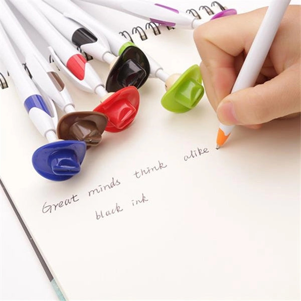 Personalized Cowboy Hat Smiley Ballpoint Pen