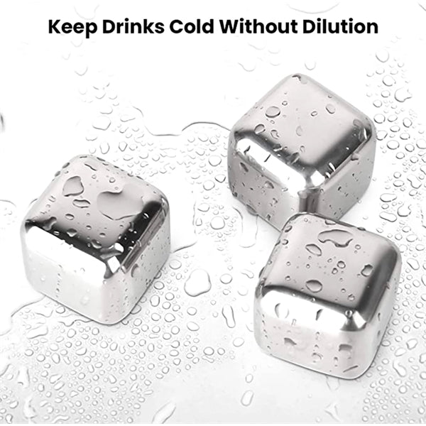 Stones Stainless Steel Ice Cube