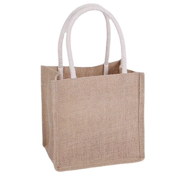 Burlap Canvas Jute Tote Beach Bags