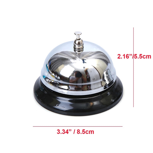 Desktop Service Basics Metal Dinner Call Bell 3.34"