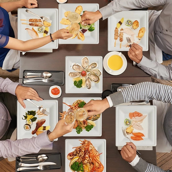 Biodegradable Disposable Square Plates