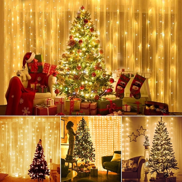 Window Curtain String Light