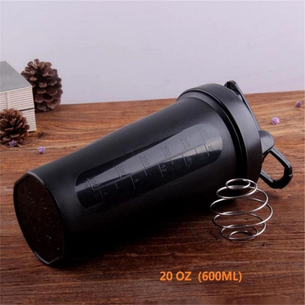 Shaker Bottle With Wire Whisk Ball