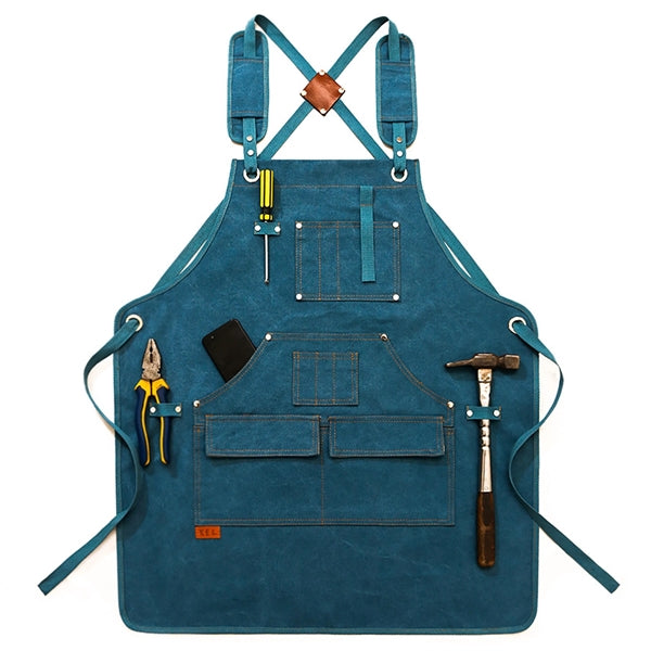 Canvas Cross Back Apron