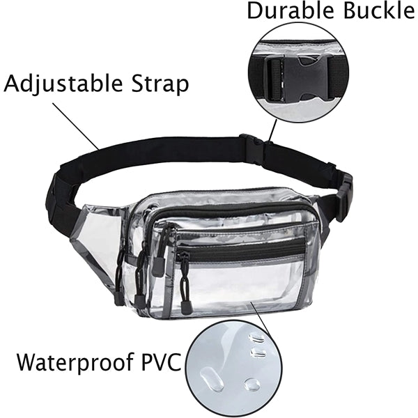 Clear Fanny Pack Multi-Purpose Waist Bag
