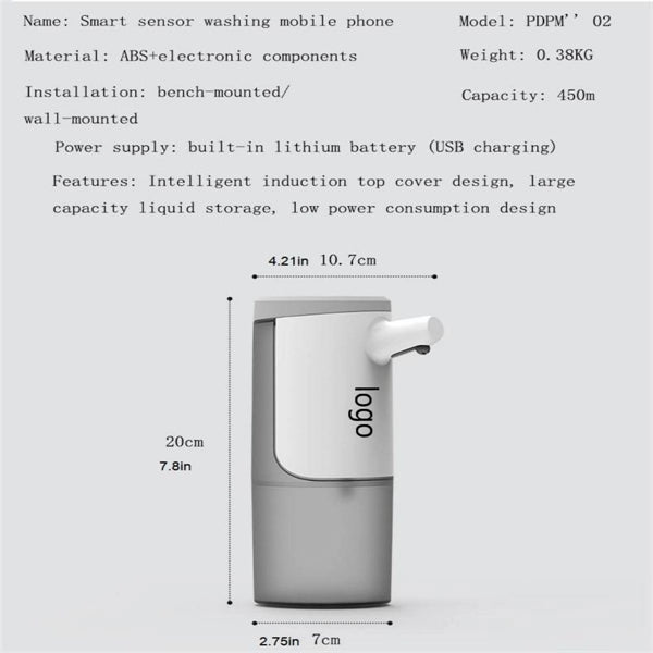 Automatic Soap Dispenser Foam Gel