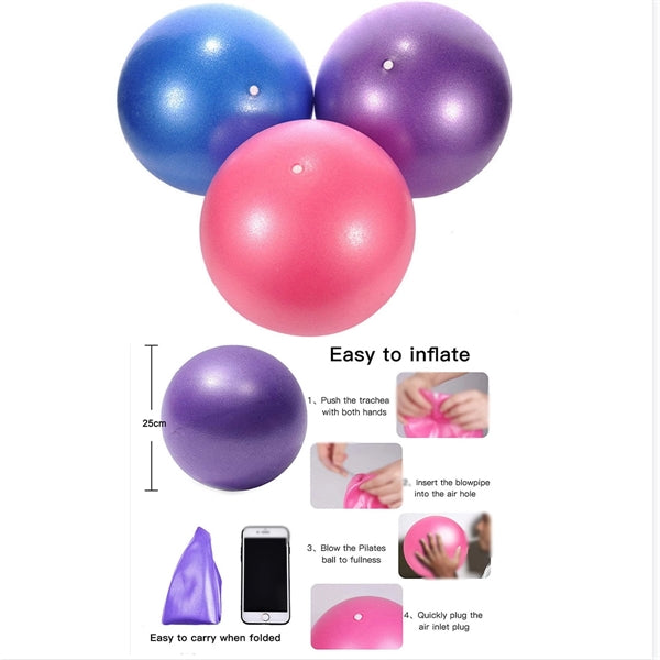 9.8" Yoga Core Ball With Blowpipe