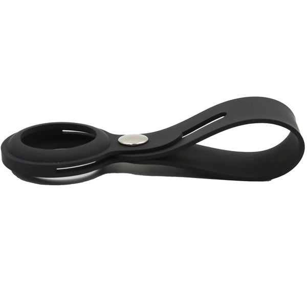 Silicone Air-Tag Holder w/ Button Closure Custom Luggage Tag