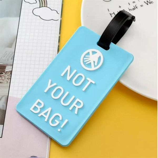 Silicone Letter Luggage Name Tag