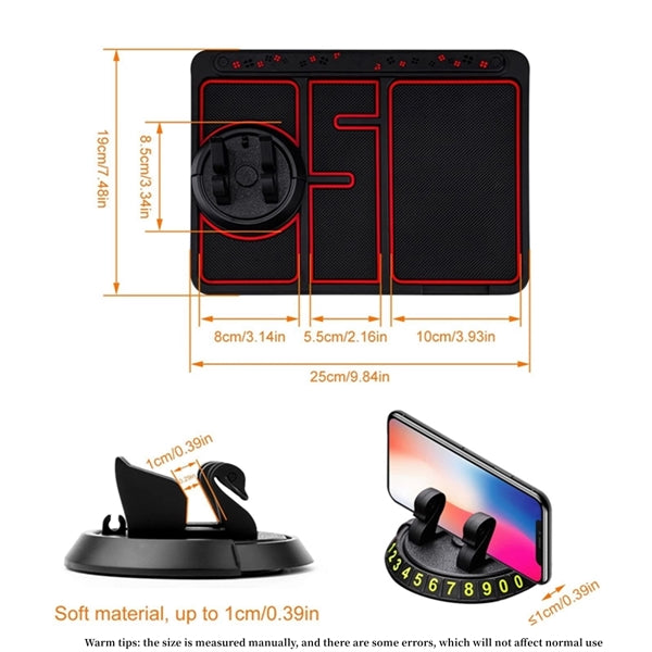 Non-Slip Phone Pad For 4-In-1 Car