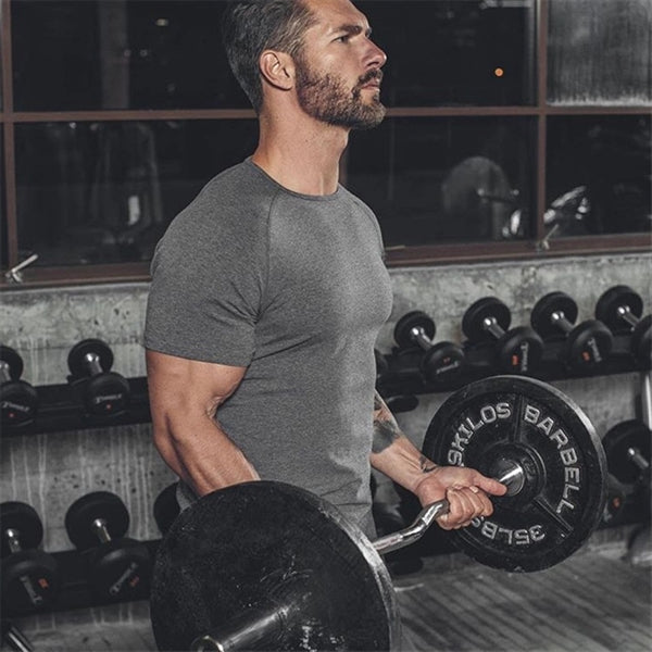 Cotton Men Gym Workout Slim Fit T-Shirt