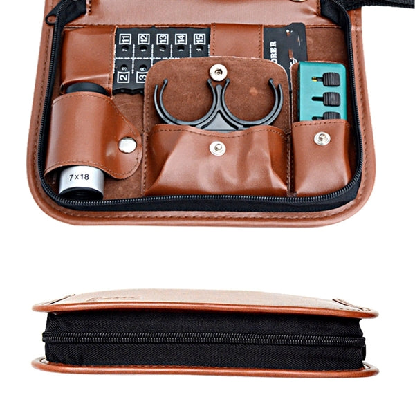 Golf Accessory Tool Leather Bag Kit