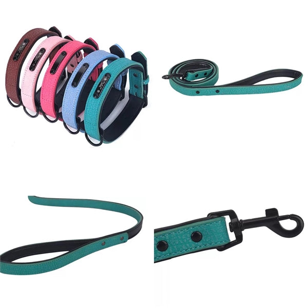 Super Fiber Leather Pet Collar