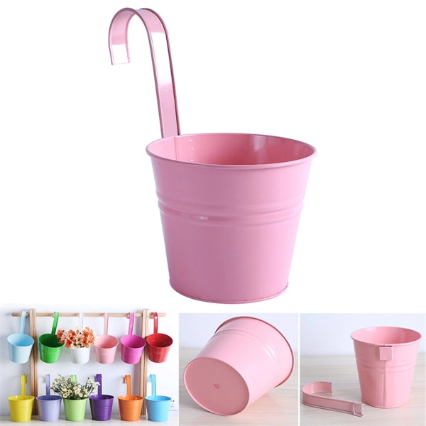 Mini Iron Hanging Flower Pots