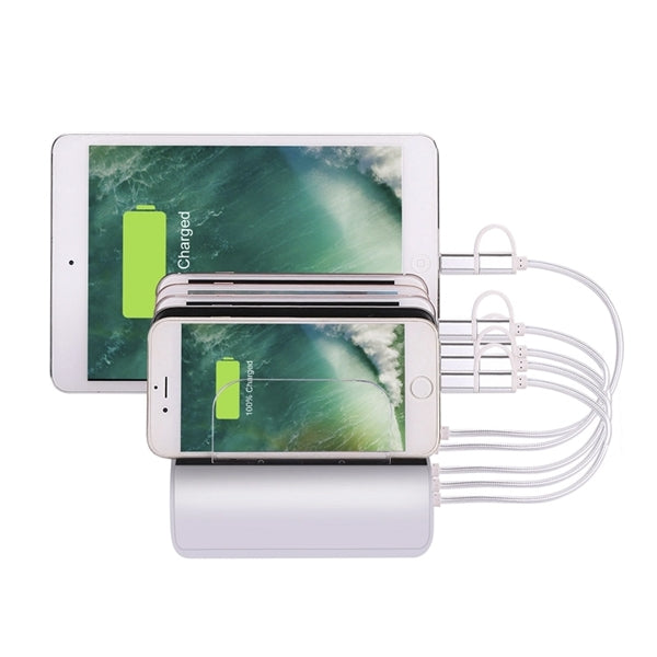 6 Port USB Multiple Devices Fast Charging Station