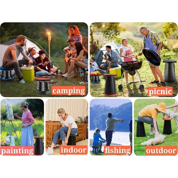 Portable Telescopic Stool Folding Chair