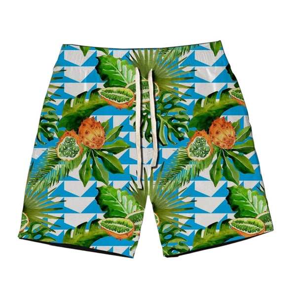 Sublimation Hawaiian Beach Shorts