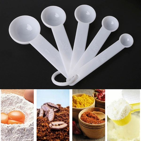 1Set Plastic Measure Spoon