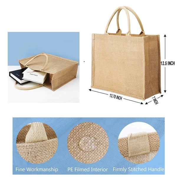 Natural Jute Grocery Tote