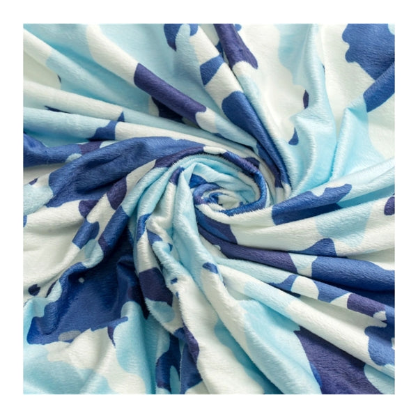 50x60 Plush Crystal Velvet Throw Sublimation Sherpa Blanket