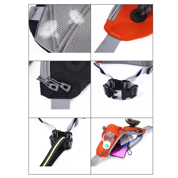 Hands Free dog walking Treat Pouch Bag