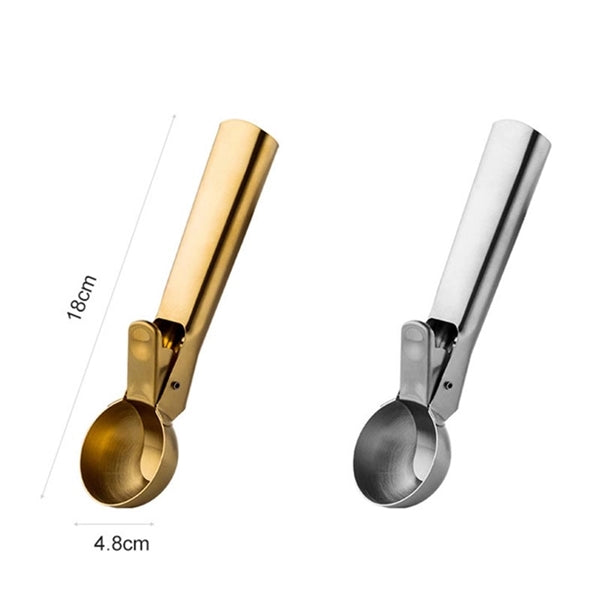 Stainless Steel Ice Cream Scoop with Easy Trigger Release
