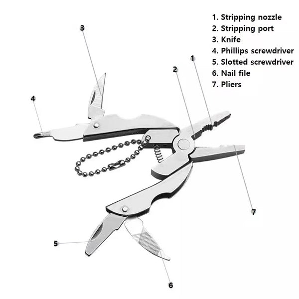 Portable Multifunction Folding Plier