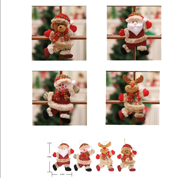 Christmas Tree Plush Ornaments