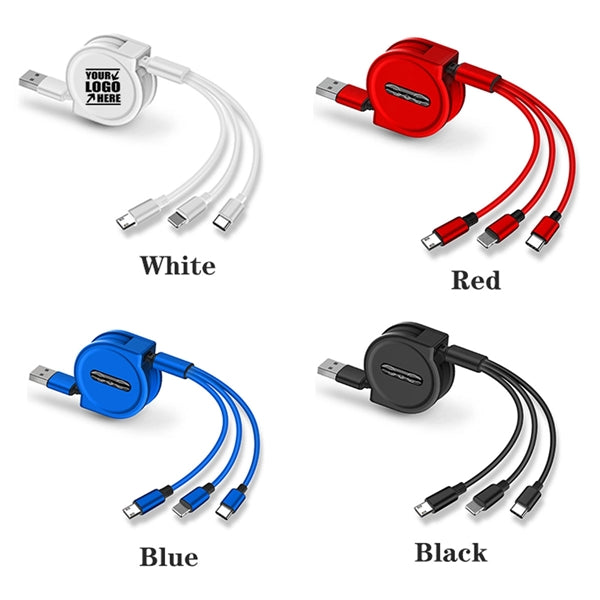 3-In-1 Primary Data Charging Cable