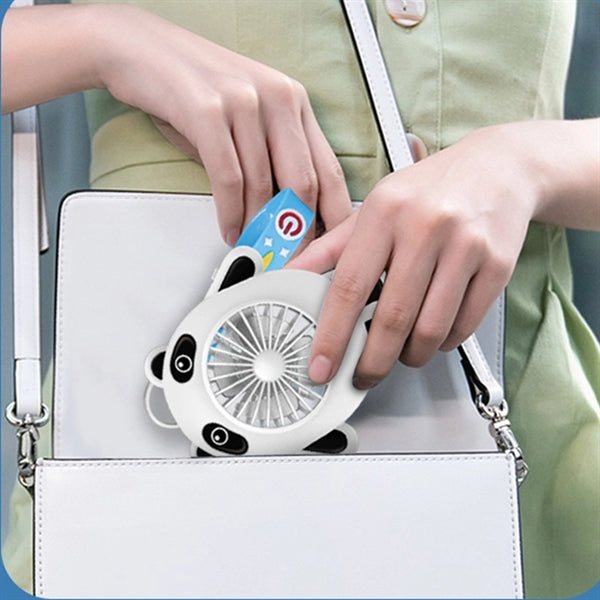 Cute Handheld Fan With Keychain