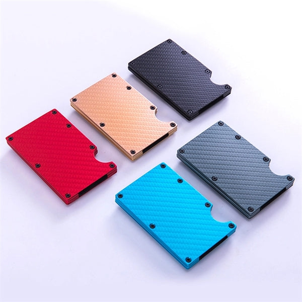 Carbon Fiber RFID Blocking Wallet Card Holder
