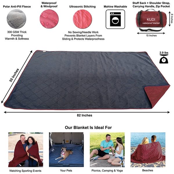 Camping Blacket Extra Thick Fleece