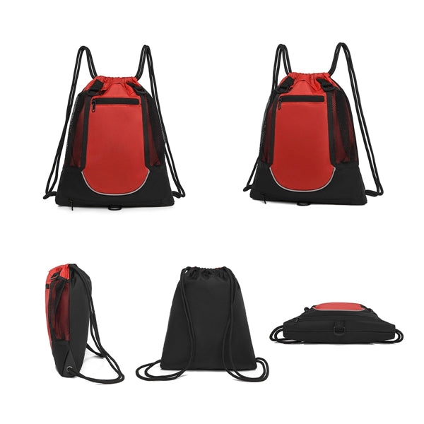Basketball Drawstring Gym Backpack