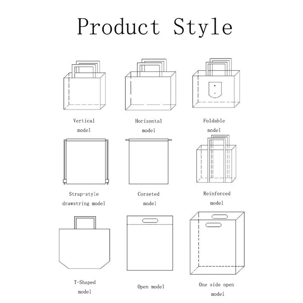 Eco-friendly Non-Woven Tote Bag with handle for Shopping