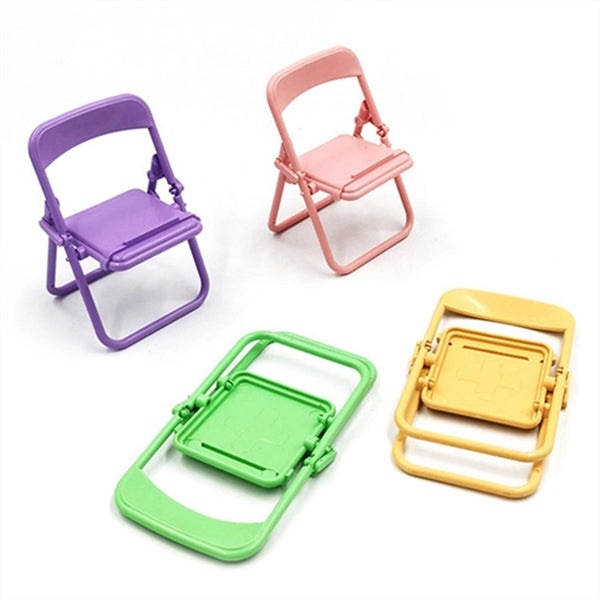 Mini Chair Shape Folding Cell Phone Stand