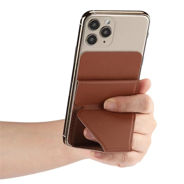 PU Butterfly-Shaped Stick-on Phone Holder & Wallet