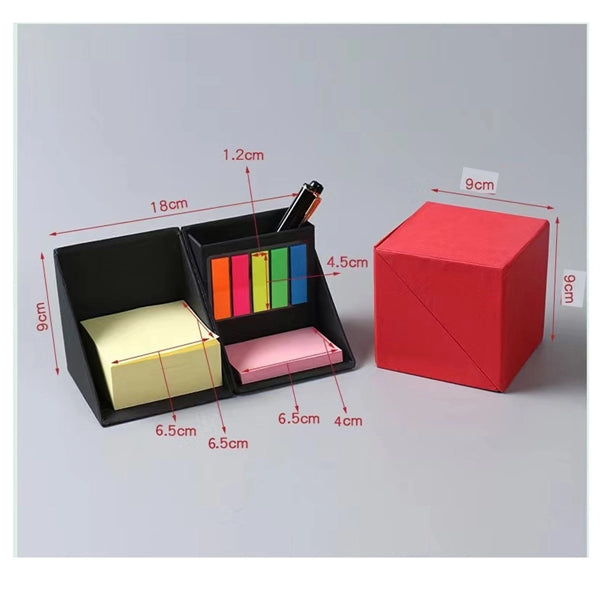 Foldable Multifunction Sticky Notes Set Organizer