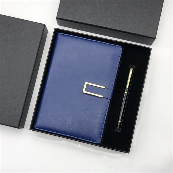 A5 Classic Hardcover Notebook with Pen Holder