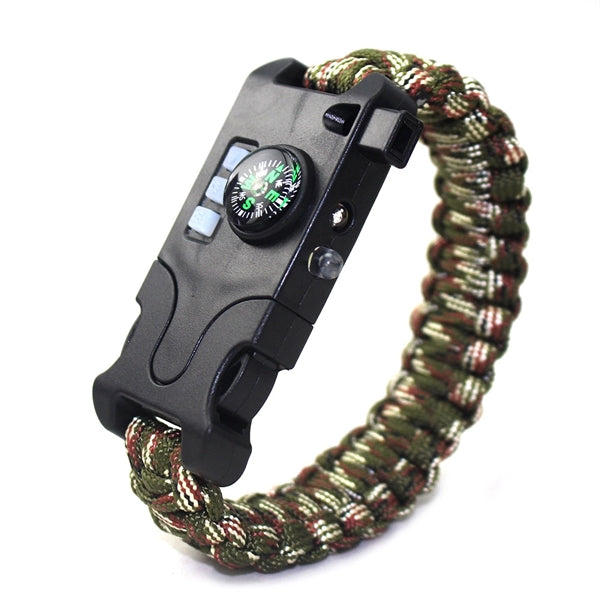 Multifunctional SOS Survival Bracelet