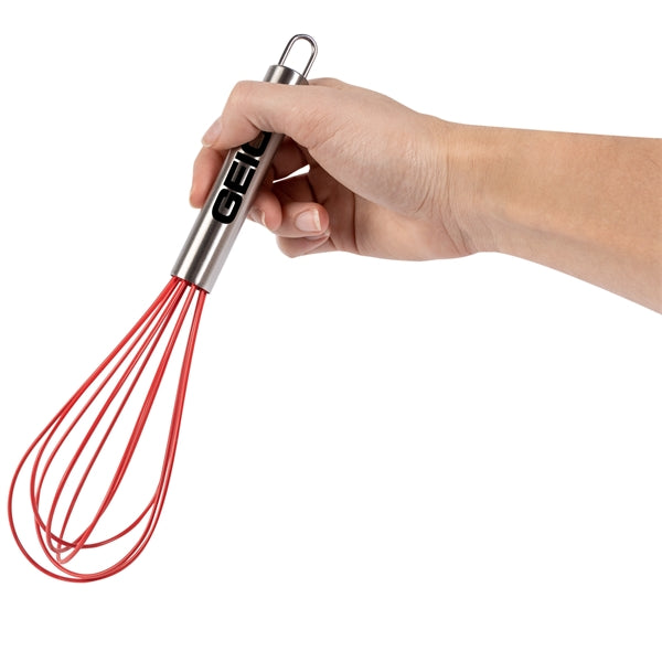 Stainless Steel Handled Rubber Whisk