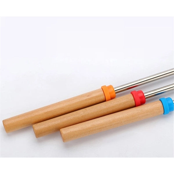 8-piece Wooden Handle Fork BBQ Set