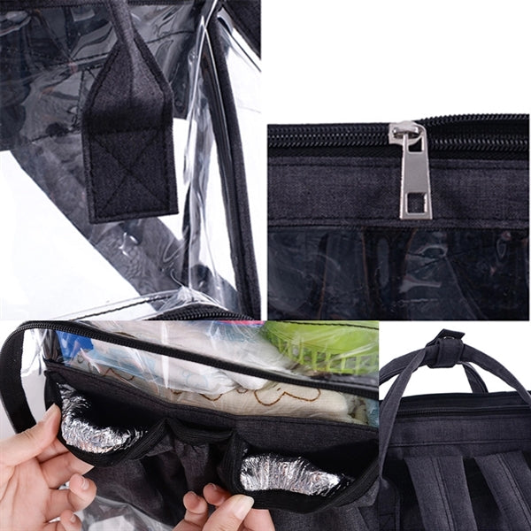 Clear Diaper Bag Backpack