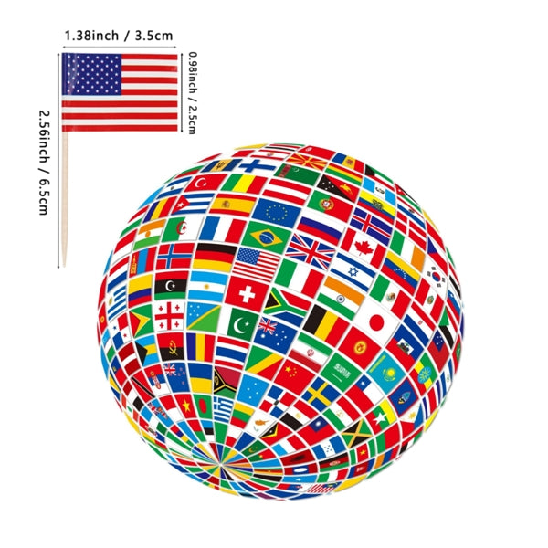 Toothpick Flags