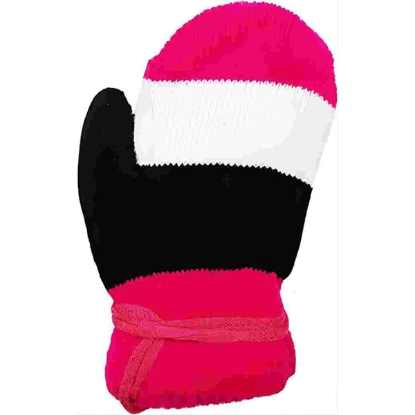 Striped Kids Mitten Knitted Gloves