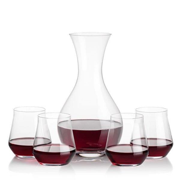 Adelita Carafe & Bretton Stemless Wine