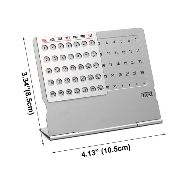 Metal Fabrication Perpetual Calendar 100 Years