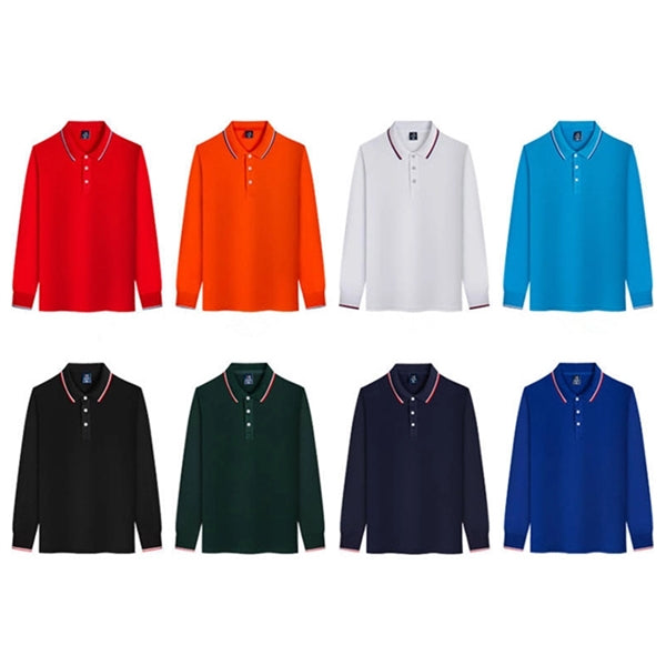 Classic Long Sleeve Polo Shirt