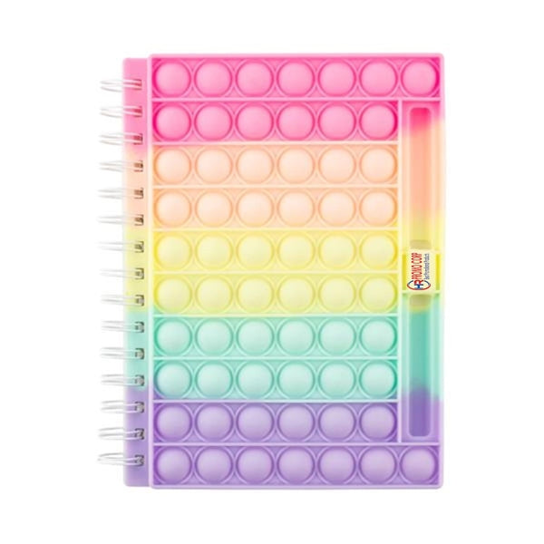 Pressure Relief Fingertip Notebook With Pen Holder
