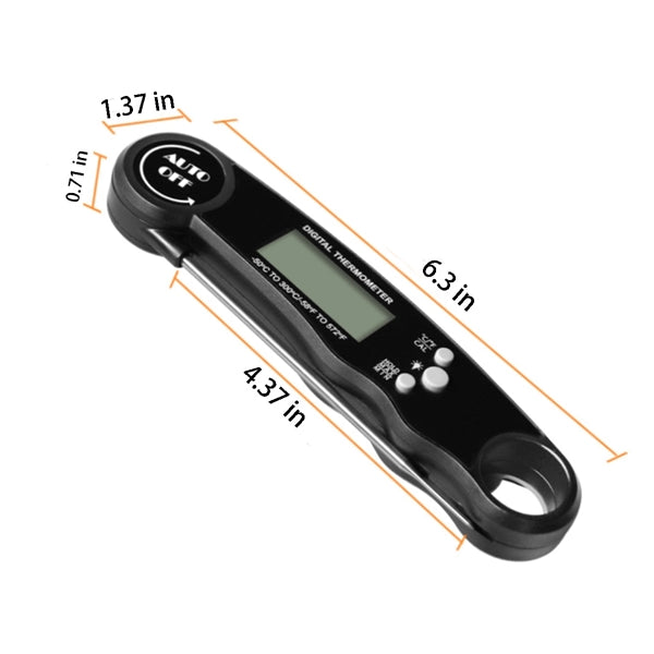 Digital Instant Read Meat Thermometer-Folding Probe